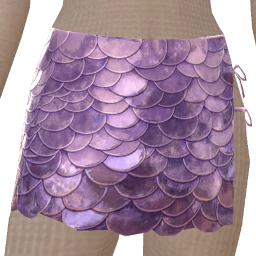 Cloud Nine Neon Scales Mini Skirt