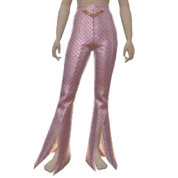 Cloud Nine Purple Mermaid Split Flare Trousers