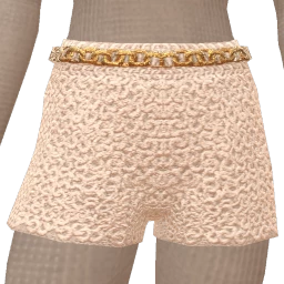 Cloud Nine White Crochet Mini Shorts