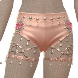 Cloud Nine Diamond Heart Hot Pants