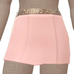 Cloud Nine Glitter Waistband Pink Skirt