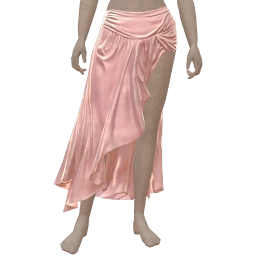 Cloud Nine Draped Pink Skirt