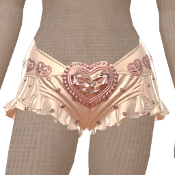 Cloud Nine Diamond Heart Shorts