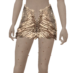 Cloud Nine Silver Wings Mini Skirt