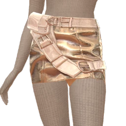 USAesthetics Metal Mirage Mini Skirt