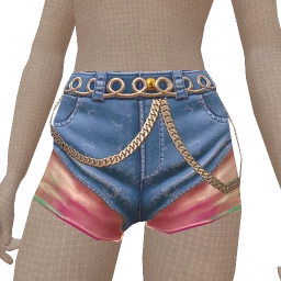 Cloud Nine Holographic Highlight Shorts