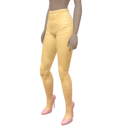 Cloud Nine Yellow Subtle Polka Dot Leggings