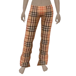 Cloud Nine Check-Print Pattern Sweatpants