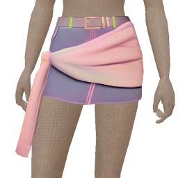 Nova Mini Skirt With Fitted Shawl