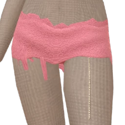 Cloud Nine Delicate Pink Lace Mini Skirt