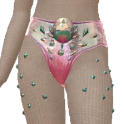 Cloud Nine Diamonte Pink Hotpants