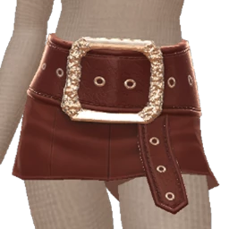 Cloud Nine Buckle Up Ruby Mini Skirt