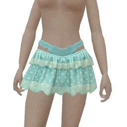 Cloud Nine Waterfall V Ruffled Skirt