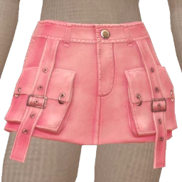 Cloud Nine Pink Link Cargo Skirt