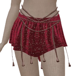 Cloud Nine Crimson Luxe Cascade Skirt