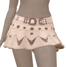 Cloud Nine Soft Snow Mini Skirt