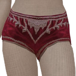 Cloud Nine Crimson Velvet Luxe Shorts