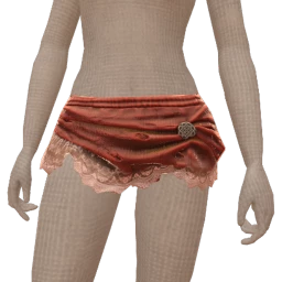 Delirious Red Lace Ruffled Mini Skirt
