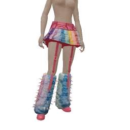 Cloud Nine Monster Mash Skirt With Boots 