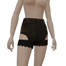 Cosmos Cut Out Witch Shorts