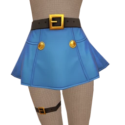 Cosmos Midnight Blue Mini Skirt 