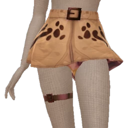 Cosmos Animal Print Skirt