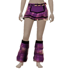 Cosmos Purple Squares Skirt