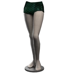 Cosmos Mermaid Hot Pants - Emerald
