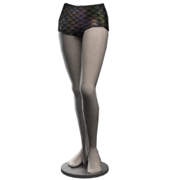 Cosmos Mermaid Hot Pants - Silver