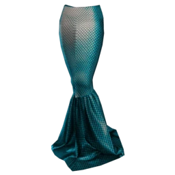 Cosmos Mermaid Tail Skirt - Sapphire