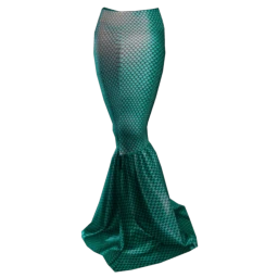 Cosmos Mermaid Tail Skirt - Emerald