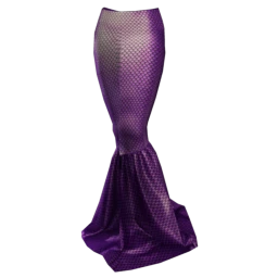 Cosmos Mermaid Tail Skirt - Amethyst