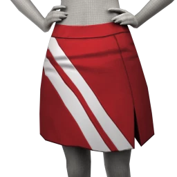 Cosmos Stripes Cheerleader Skirt