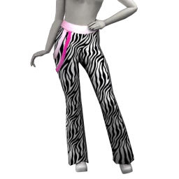 Cloud Nine Zebra Flares Trousers