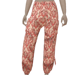 Cloud Nine Red Reindeer Print Sweatpants