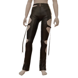 Delirious Cut Out Leather Pants