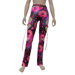 Cloud Nine Disco Pop Cut Out Trousers