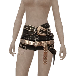 Delirious Layered Belt Skirt