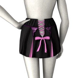 Delirious Romantic Goth Mini Skirt - Black