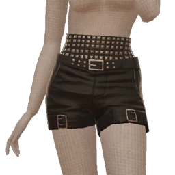 Delirious No Authority Leather Shorts