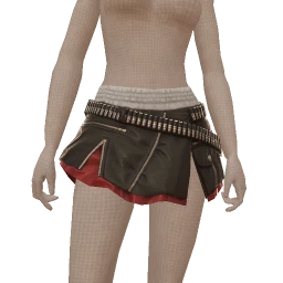 Delirious Leather Layered Mini Skirt