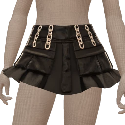 Delirious Ashen Fury Mini Skirt
