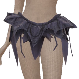 Delirious Blackout Flounce Mini Skirt