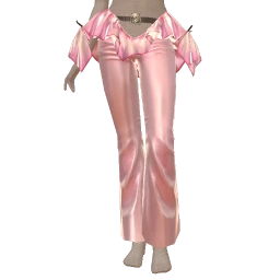 Delirious Pink Satin Sheen Trousers