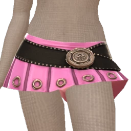 Delirious Rosy Twirl Mini Skirt