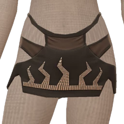 Delirious Thunder Soul Panelled Mini Skirt