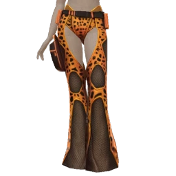 Delirious Tiger Stride Cut Out Trousers