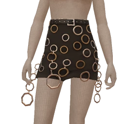 Delirious Looped Gleam Mini Skirt