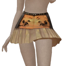 Delirious Halloween Zombie Pleated Skirt