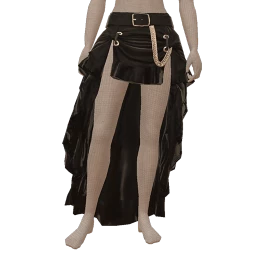 Delirious Vampire Cut Out Leather Skirt